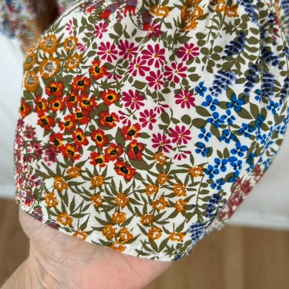 Jane + Delancey Women Sleeveless Top Blouse Boho Peasant Cottagecore Size Medium - Picture 2 of 6